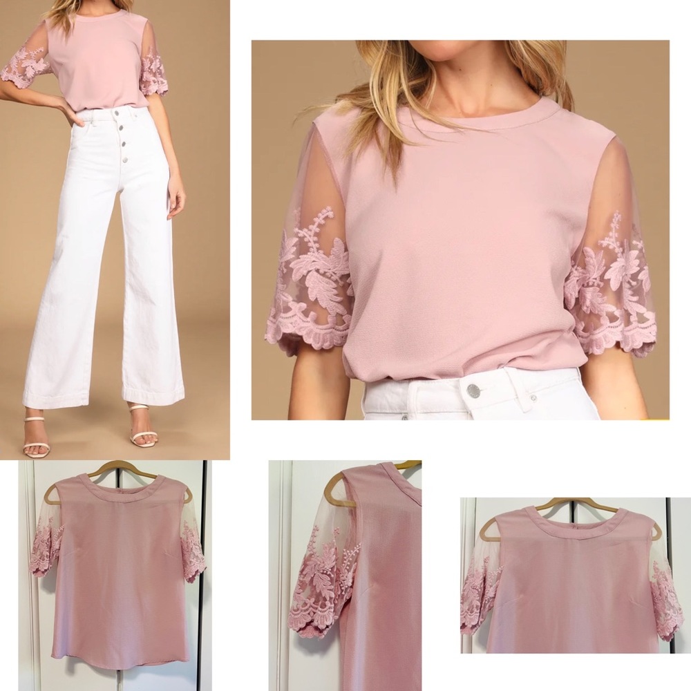 White Embroidered Top